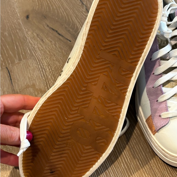 P448 Women's Sneakers in White, Lavender, and Gold - Picture 9 of 9